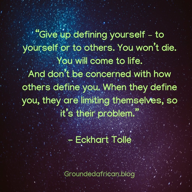 Star lit sky. Quote by Eckhart Tolle 